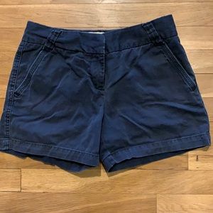 Navy J.Crew chino shorts. Women’s 2.